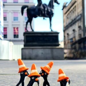 Glasgow Penguins Greetings Cards (Set Of Six A6-Sized)