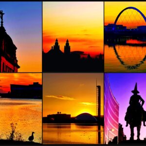 Glasgow Sunrises And Sunsets 1 Limited Edition A3 Print (Unmounted)