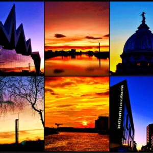 Glasgow Sunrises And Sunsets 2 Limited Edition A3 Print (Unmounted)
