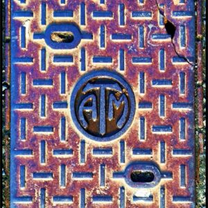 ATM Access Plate Print (Mounted Size 10 inch by 12 inch)