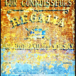 Regalia Whisky Ghost Sign Print (Mounted Size 10 inch by 12 inch)