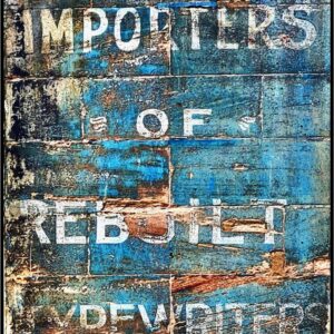 Typewriter Repair Company Ghost Sign Print (Mounted Size 10 inch by 12 inch)