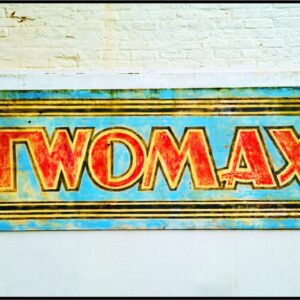 Single Twomax Ghost Sign Print (Mounted Size 10 inch by 12 inch)