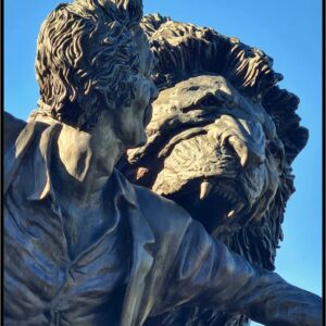 David Livingstone Statue In Blantyre (Mounted Size 10 inch by 12 inch)