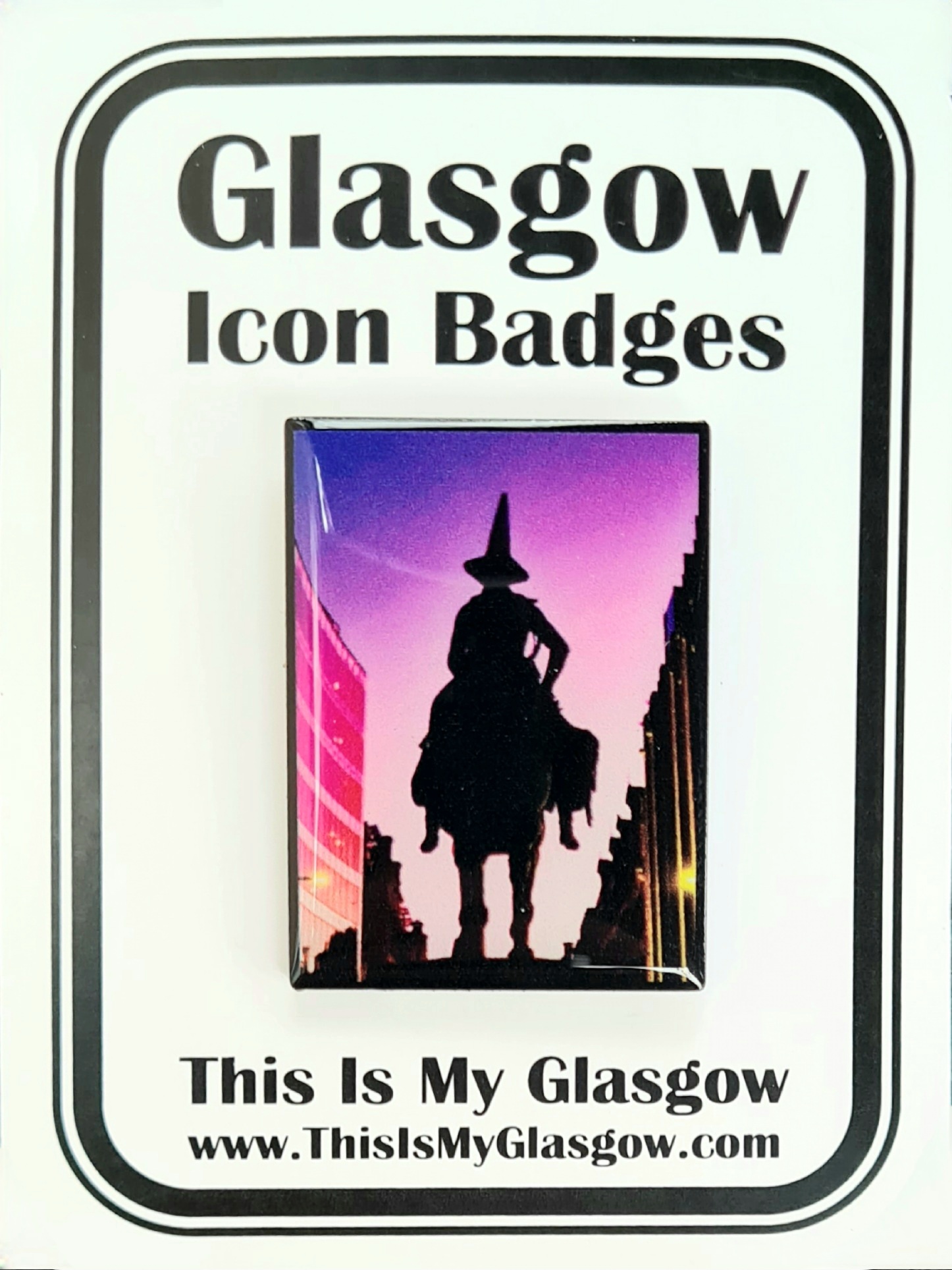 Glasgow Icons Eco-Metal Pin Badges (Set of Five) - Image 7