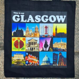 Iconic Glasgow Tote Bag (Black)