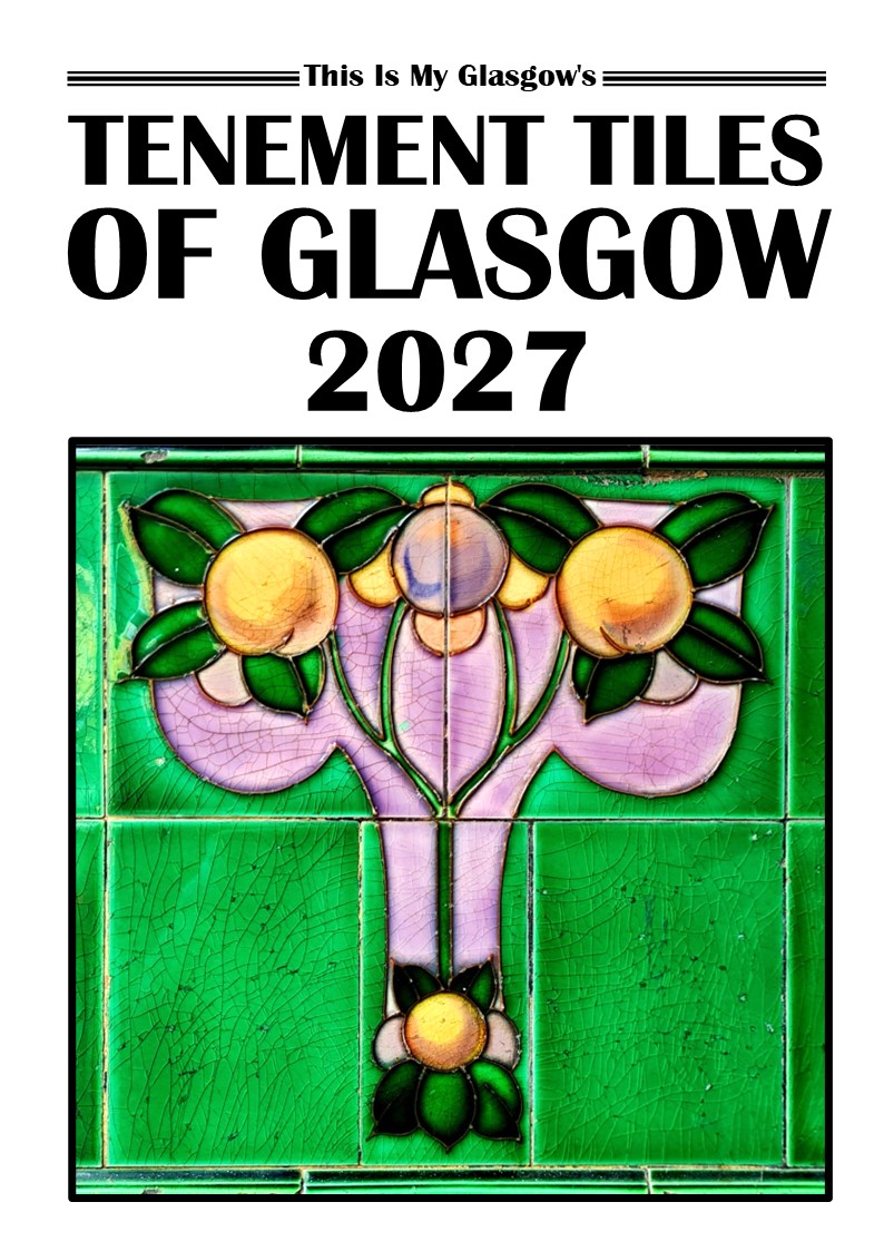 Tenement Tiles of Glasgow 2027 A4 Calendar