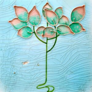 Tenement Tile 3 Greetings Card (14.8 cm by 14.8 cm)