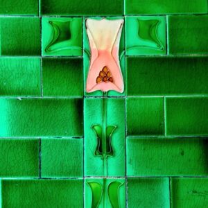 Tenement Tile 4 Greetings Card (14.8 cm by 14.8 cm)