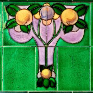 Tenement Tile 6 Greetings Card (14.8 cm by 14.8 cm)